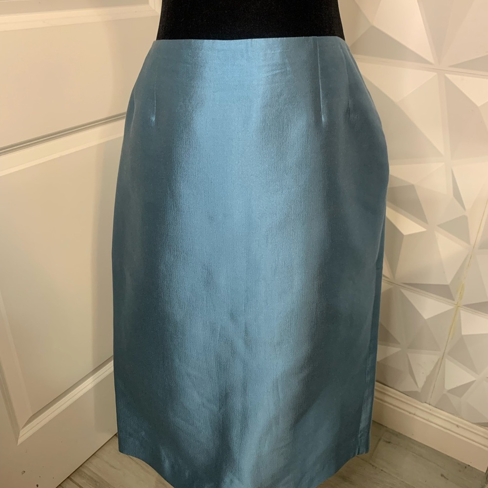 Allen by A.B.S Elegant Blue Women's Skirt long